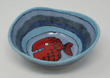 Load image into Gallery viewer, Beautiful small bowl with red fish