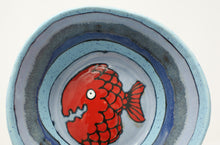 Load image into Gallery viewer, Beautiful small bowl with red fish