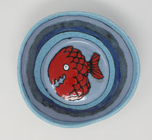 Load image into Gallery viewer, Beautiful small bowl with red fish