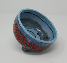 Load image into Gallery viewer, Cute red eel small round bowl