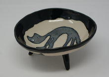 Load image into Gallery viewer, The Ugly Cats three legged bowl
