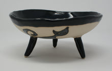 Load image into Gallery viewer, The Ugly Cats three legged bowl