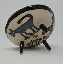 Load image into Gallery viewer, The Ugly Cats three legged bowl