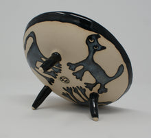 Load image into Gallery viewer, The Ugly Cats three legged bowl