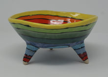 Załaduj obraz do przeglądarki galerii, Colourful madness tripod bowl