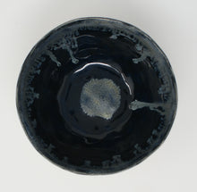 Load image into Gallery viewer, Set of Three Gorgeous Black and Glacier Blue Bowls