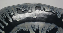 Load image into Gallery viewer, Black and glacier blue medium serving bowl