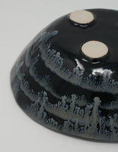 Load image into Gallery viewer, Gorgeous Glacier Blue and Black bowl