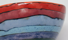 Load image into Gallery viewer, Madly rainbowy bowl
