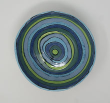 Load image into Gallery viewer, Blue-green hearted bowl
