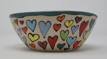 Load image into Gallery viewer, Colourful hearts bowl