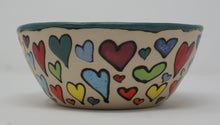 Load image into Gallery viewer, Colourful hearts bowl