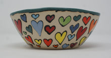 Load image into Gallery viewer, Colourful hearts bowl