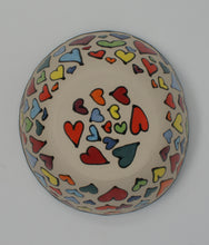 Load image into Gallery viewer, Colourful hearts bowl