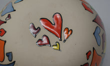 Załaduj obraz do przeglądarki galerii, Colourful hearts medium bowl