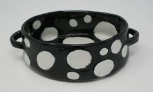 Load image into Gallery viewer, Polka dot serving bowl