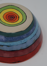 Load image into Gallery viewer, Madly rainbowy bowl
