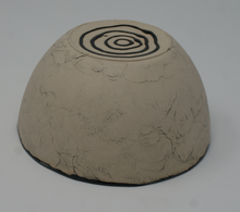 Load image into Gallery viewer, Set of Three Gorgeous Black and Glacier Blue Bowls