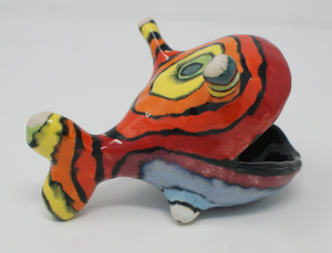 Sweet Colourful Ugly Fish Sculpture