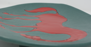 Lovely Red Horse Platter