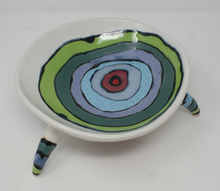 Load image into Gallery viewer, Beautiful Colourful Tripod Bowl
