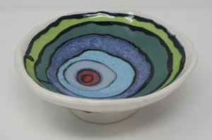 Beautiful Organic Colourful serving Bowl