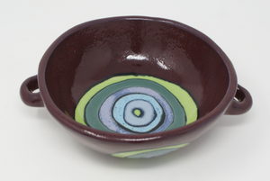 The Cute Purple Bowl With Handles