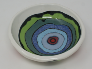 Beautiful Colourful Porcelain Bowl