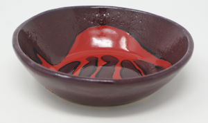 Ugly Cat Gorgeous Purple Bowl