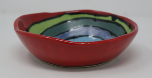 Stunning Red Bowl