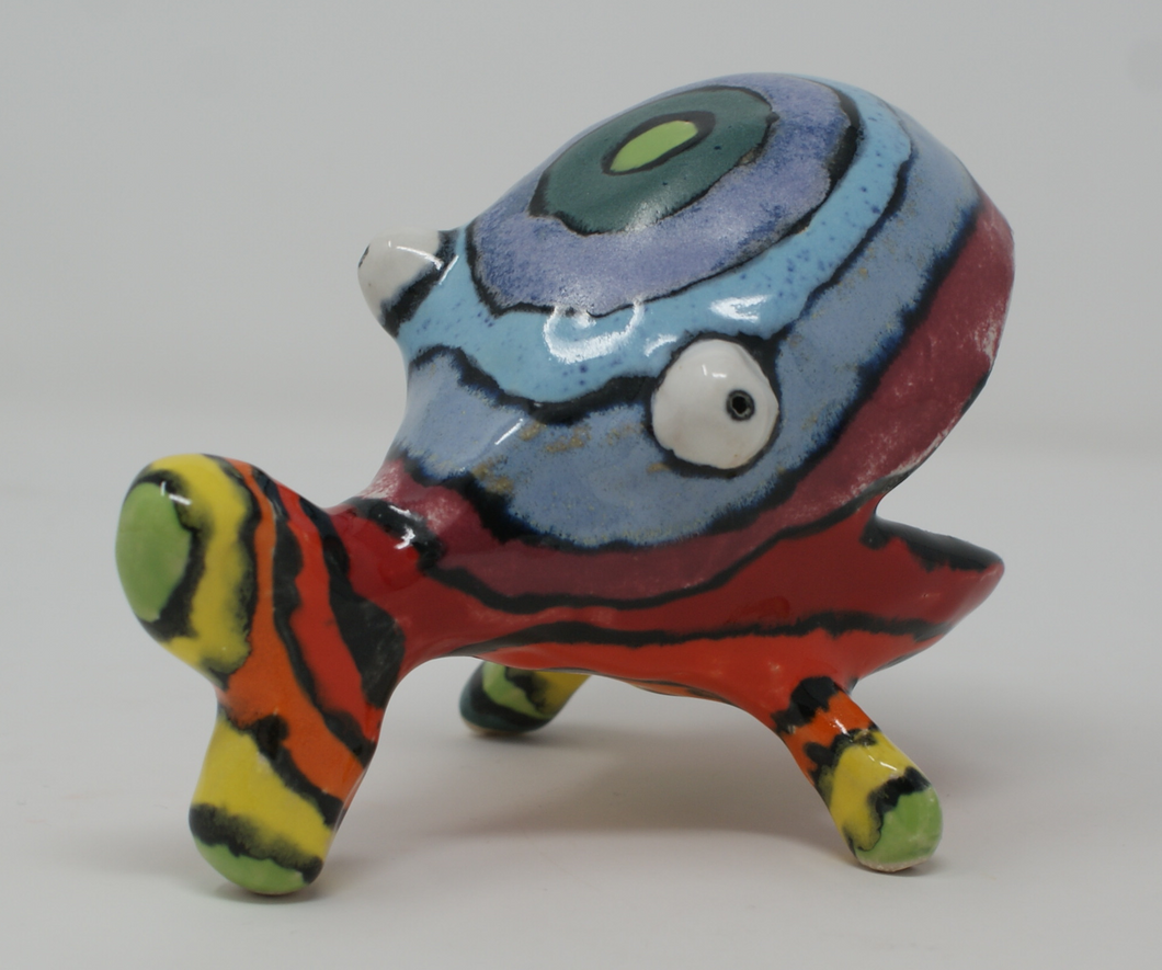 Sweet Colourful Ugly Fish Sculpture