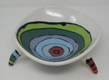 Load image into Gallery viewer, Beautiful Colourful Tripod Bowl
