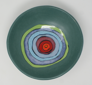 Delightful Green Tripod Bowl