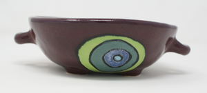 The Cute Purple Bowl With Handles