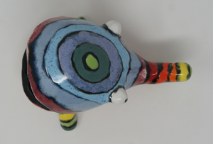 Sweet Colourful Ugly Fish Sculpture