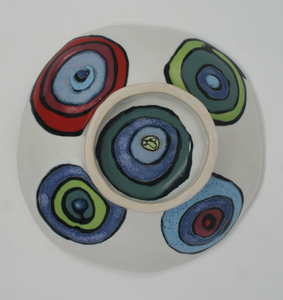 Beautiful Organic Colourful serving Bowl