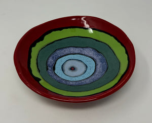 Lovely Red Bowl on three cute legs