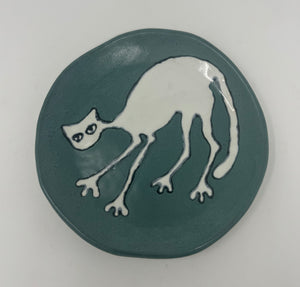 The White Cat Plate