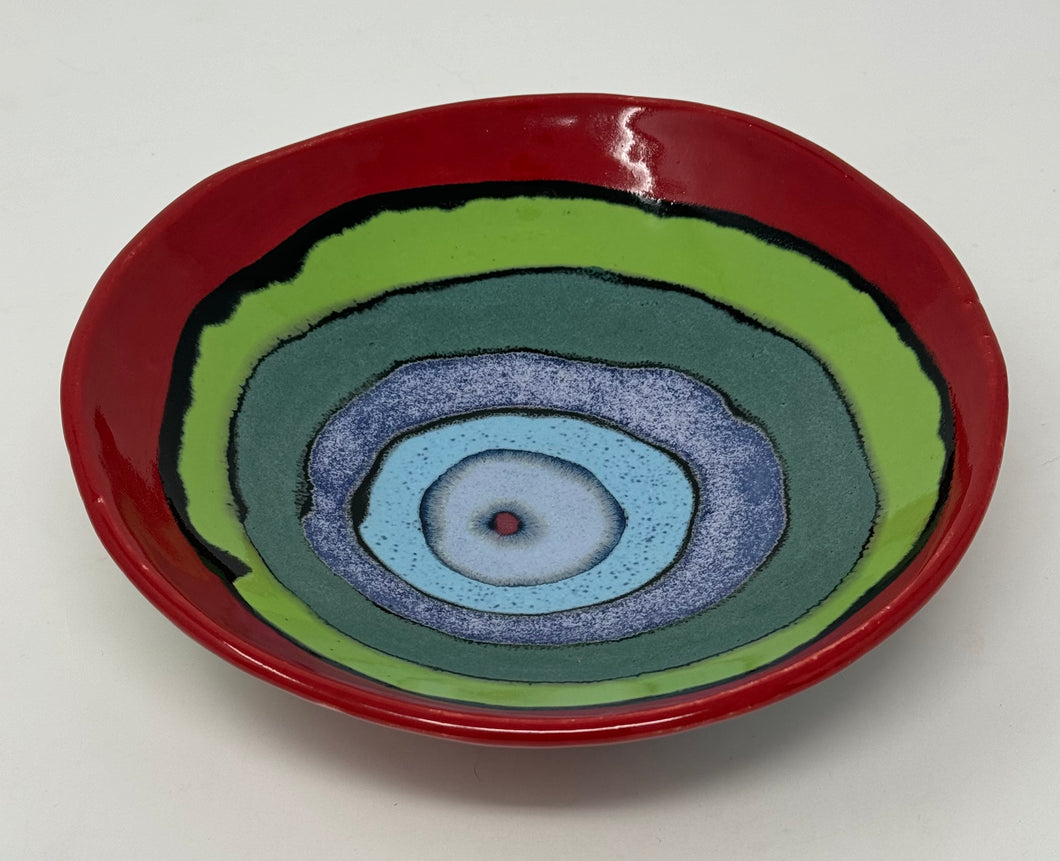 Lovely Red Bowl on three cute legs