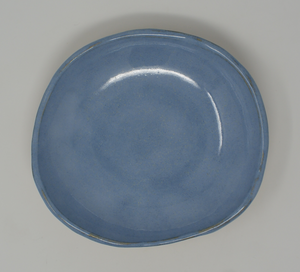Sweet blue plate