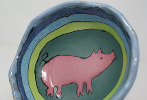 Beautiful Ugly Pig Chunky Bowl