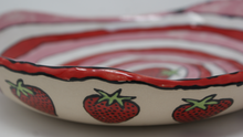 Load image into Gallery viewer, Large organic strawberry serving dish
