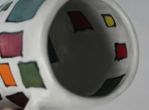 Beautiful 'squares' mug