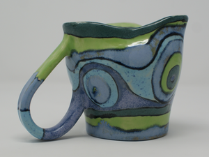 Blues and greens gorgeous mug