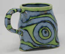 Load image into Gallery viewer, Blue and green mug
