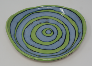 Sweet blue-green plate