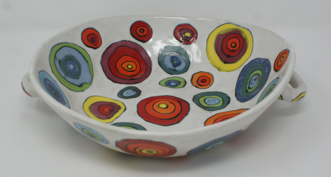 Gorgeous bowl with handles