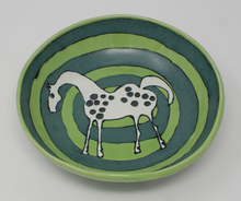 Load image into Gallery viewer, Gorgeous white horse bowl
