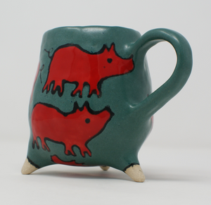 The Amazing Red Ugly Piggies Mug