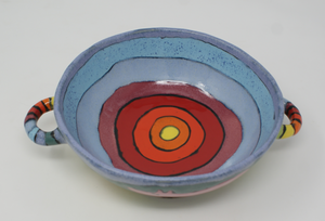 Gorgeous Ugly Piggies Bowl with Handles